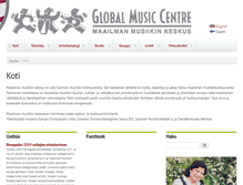 Tablet Screenshot of globalmusic.fi